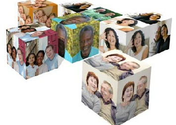 People in Cubes Picture
